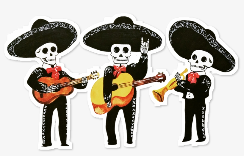 Adesivo Mariachi De Sophia Larangeirasna - Caveira Mariachi Png, transparent png #1142823