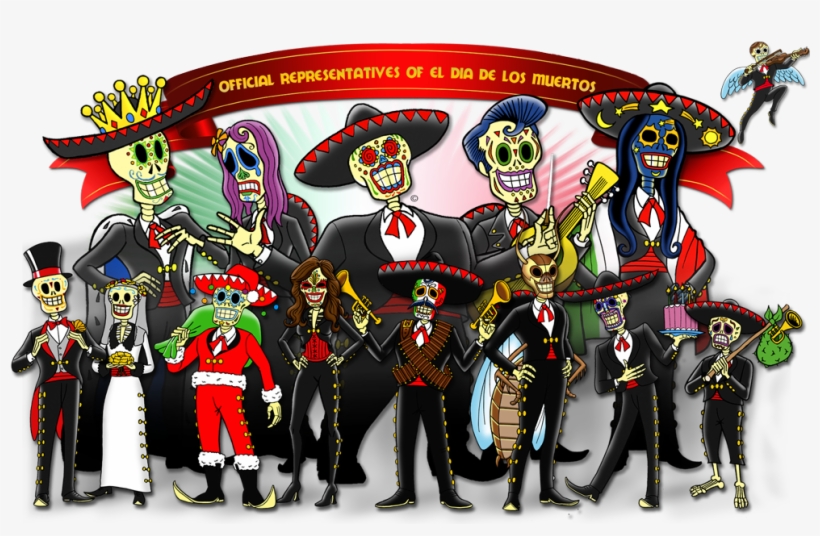 Mariachi Los Muertos™ - Mariachis Dia De Los Muertos, transparent png #1142921