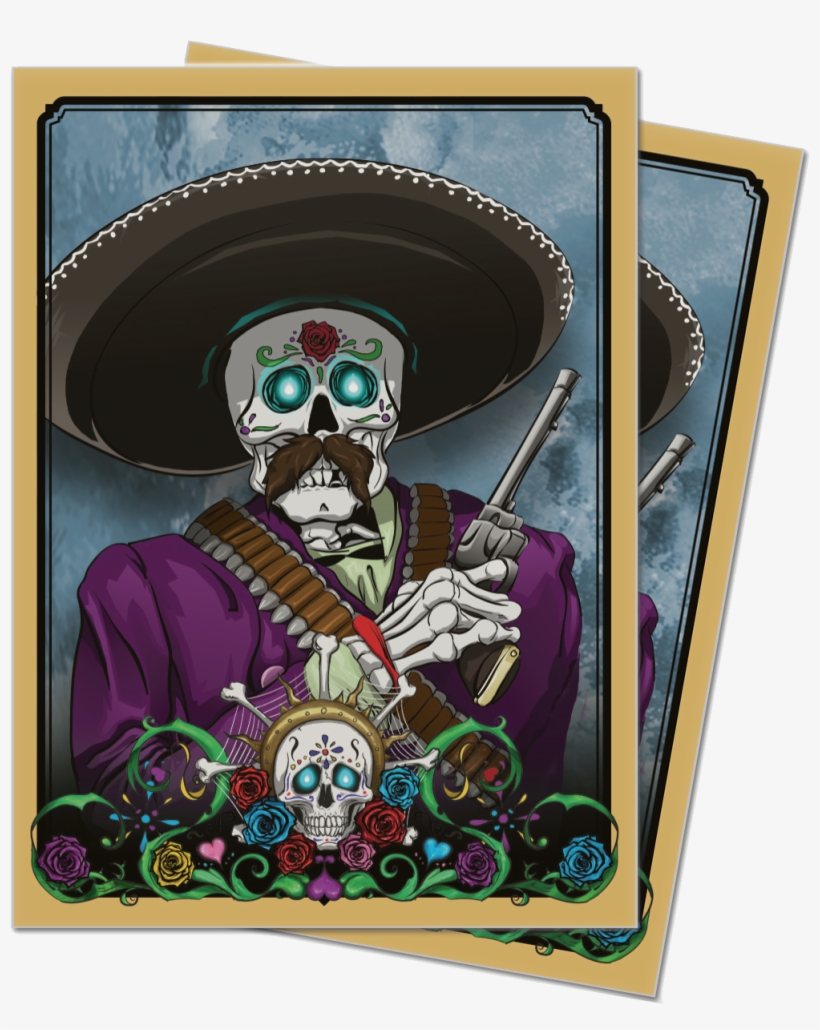 Ultra Pro Game Sleeves-dia De Los Muertos Mariachi - Ultra-pro Dia De Los Muertos Mariachi Sleeves (50), transparent png #1142989