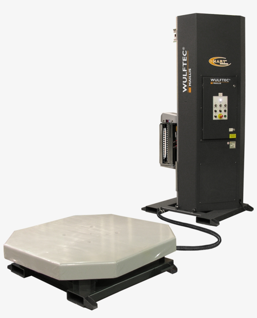 Semi Automatic Turntable Stretch Wrapper - Wulftec International, transparent png #1143041