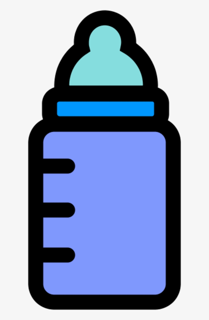 Baby Bottle Icons - Baby Bottle Vector Png, transparent png #1143165