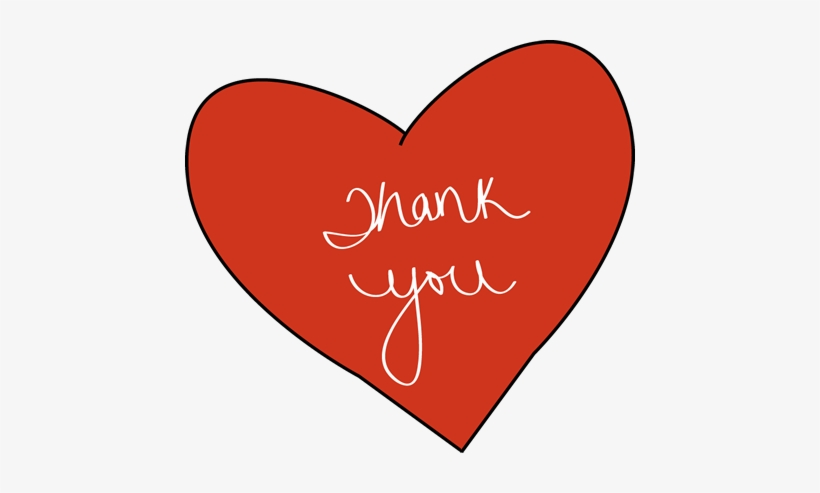 Thank You Heart Thank You In A Heart Free Transparent Png Download Pngkey