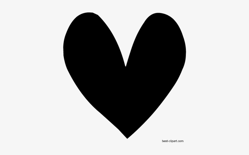 Black Heart, Free Clip Art With Transparent Backgroun - Like Heart Icon Png, transparent png #1143602