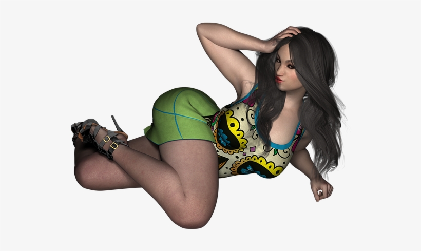 Plus, Size, Sexy, Girl, Woman, Pose, Model, 3d, - Photo Shoot, transparent png #1143873