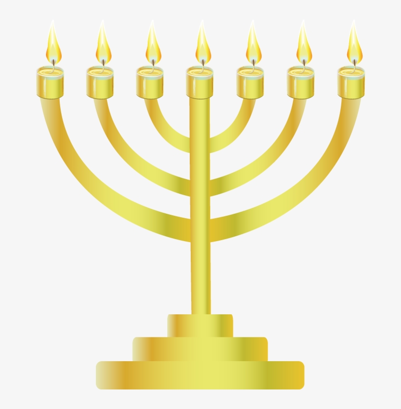 Candle Vector Hanukkah - Hanukkah Day 1, transparent png #1144015