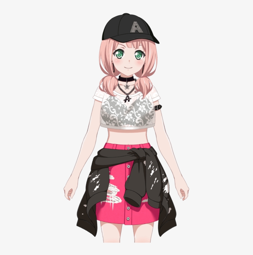 Rock And Glow Live2d Model - Uehara Himari, transparent png #1144108