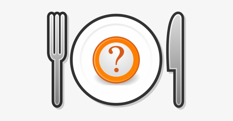 Foodlogo Question Mark - Food Question Mark Png, transparent png #1144514
