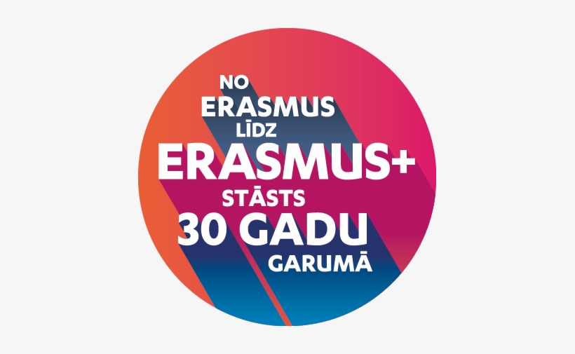 Erasmusplus 30years Circle Lv 72dpi - Erasmus 30 Years Logo, transparent png #1144683