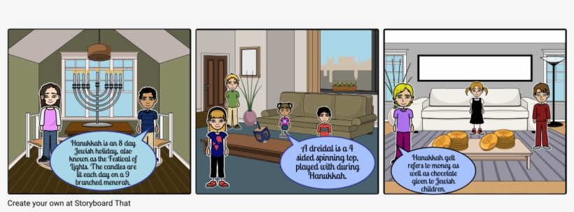 Hanukkah - Cartoon, transparent png #1144708
