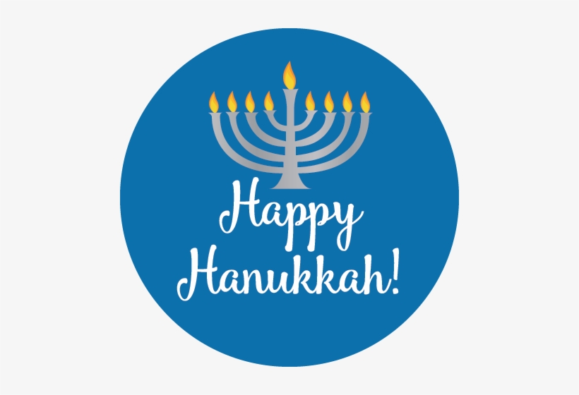 Hanukkah Napkin Knot - Frohe Feiertage Schnee-punkte, Blau Und Weiß, Postkarte, transparent png #1144855