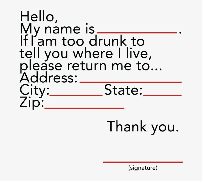 Artix Hello, My Name Is If I'm Too Drunk Return Me, transparent png #1144941