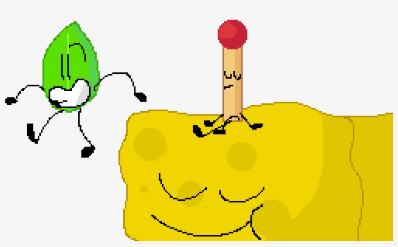 Leafy, Match And Spongy - Cartoon, transparent png #1145081