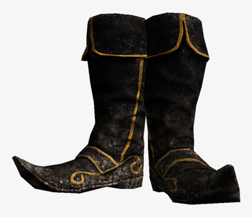 Tesv Cicero Boots - Skyrim Jester Boots, transparent png #1145260