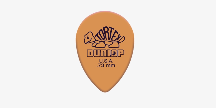 Guitar-picks - Dunlop Tortex Standard .73mm Yellow Guitar Pick - 72, transparent png #1145351