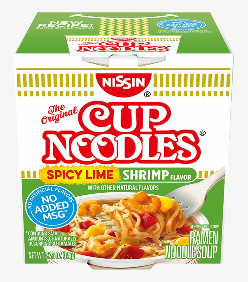 Nissin Noodles The Original - Spicy Lime Shrimp Cup Noodles, transparent png #1145518