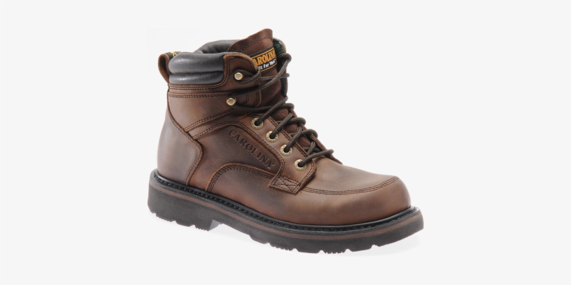 Men's 6 Steel Toe Broad Toe Work Boot, transparent png #1145596