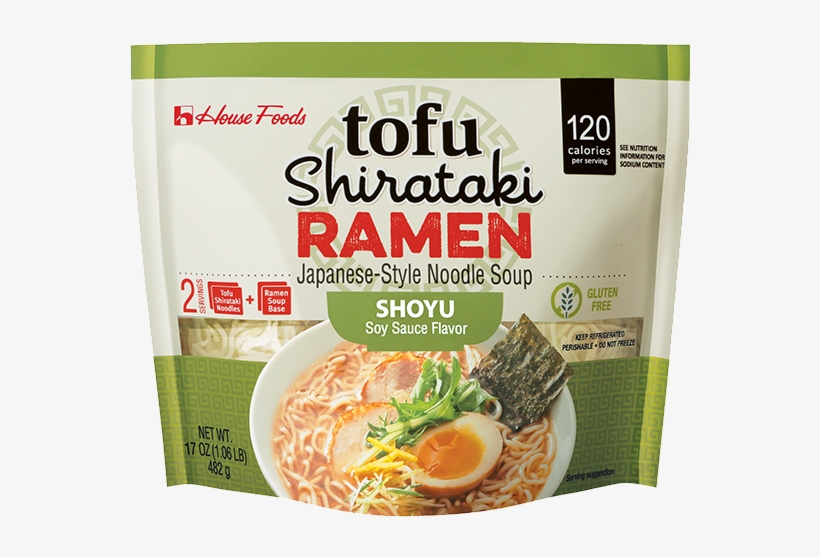 Tofu Shirataki Ramen Shoyu Starter Kit - House Foods Tofu Shirataki - Spaghetti (13 Kcal/100g), transparent png #1145829