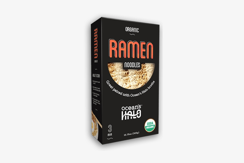 Ramen Noodles - Ocean's Halo - Sushi Nori Full Seaweed Sheets - 1 Oz., transparent png #1146154
