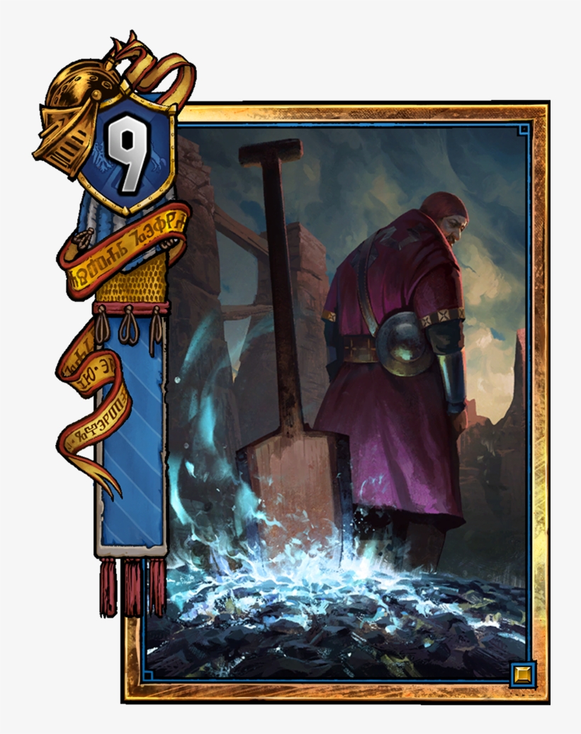 Bloody Baron Bloody Baron Gwent Card Free Transparent Png Download Pngkey - bloody knife texture roblox