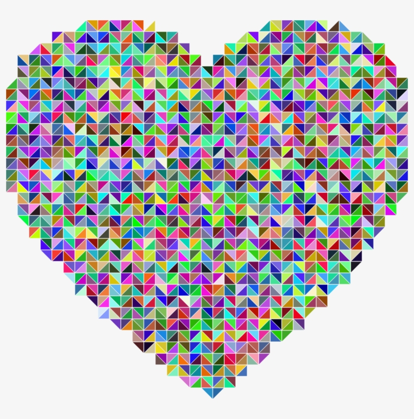 Crystal Heart Glass Description Pixel Art - Crystal Heart, transparent png #1146505