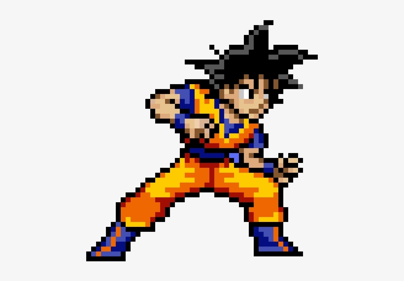 Png To Pixel Art Png Free - Pixel Art Dragon Ball, transparent png #1146604