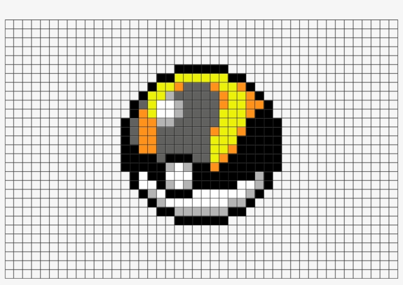 Pokeball And Pikachu - Pokeball Pixel Art Png Transparent PNG