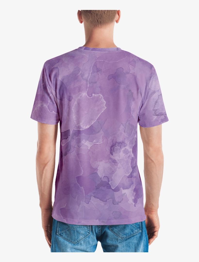 Wisteria Watercolor T Shirt T Shirt Zazuze - Shirt, transparent png #1146696