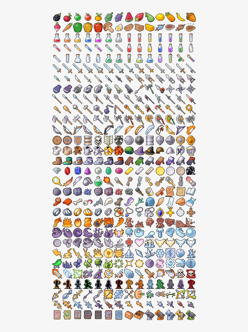 420 Icons For Rpg - Pixel Art Rpg Icon, transparent png #1147030