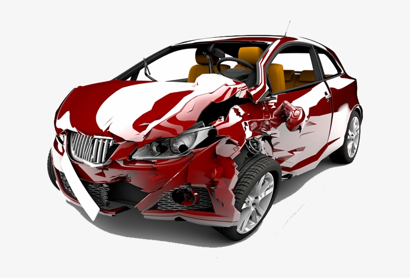 Car Accident Png Hd - Red Car, transparent png #1147954