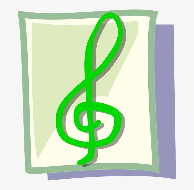 Music, Icon, Note, Theme, Sound - Nota Musical Color Verde, transparent png #1147993