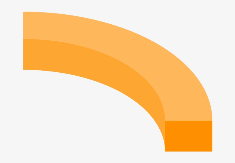 The Curve Orange - Graphic Design, transparent png #1148298