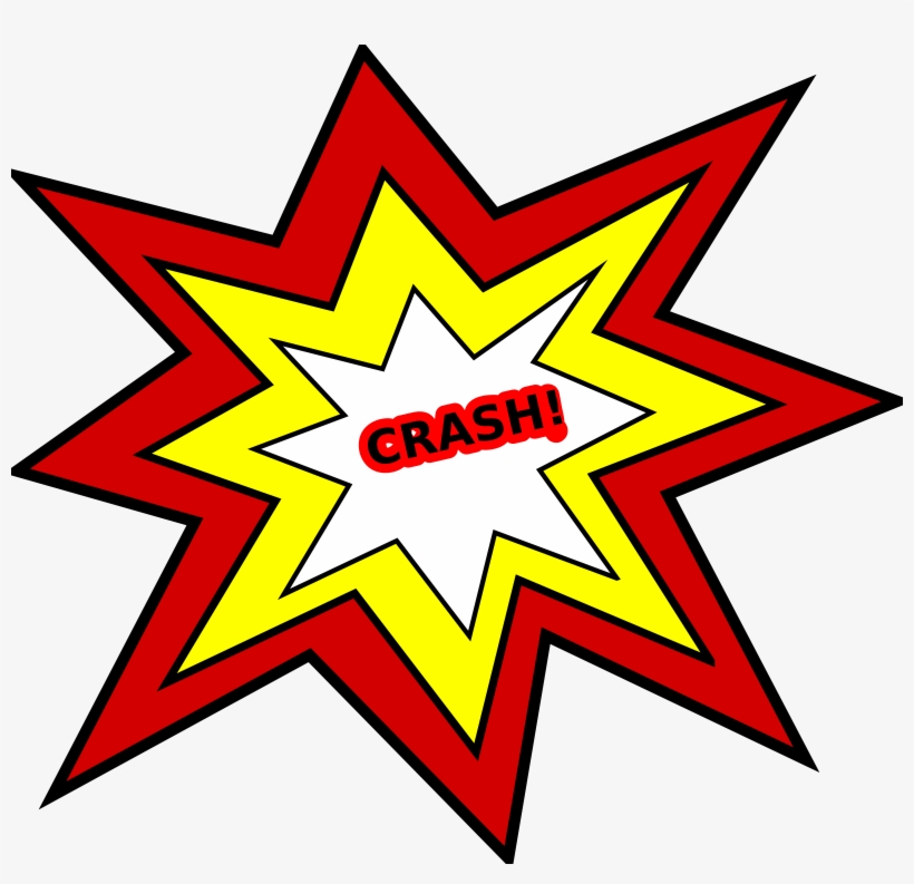 Car Accident Clipart - Crash Clip Art, transparent png #1148300