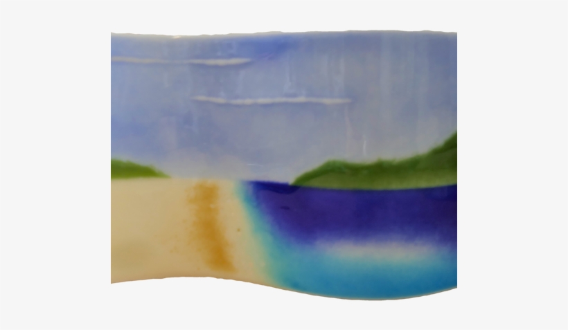 Large Double Curve Opaque Landscape - Watercolor Paint, transparent png #1148510