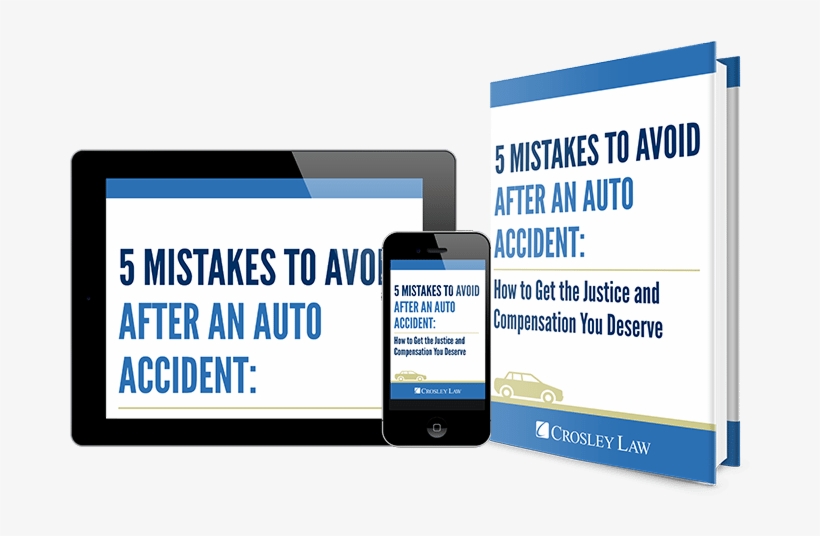 5 Mistakes To Avoid After An Auto Accident Ebook - Gadget, transparent png #1148557