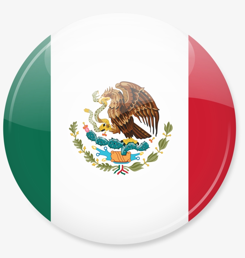 Go To Image - Mexico Flag Icon Png, transparent png #1148560