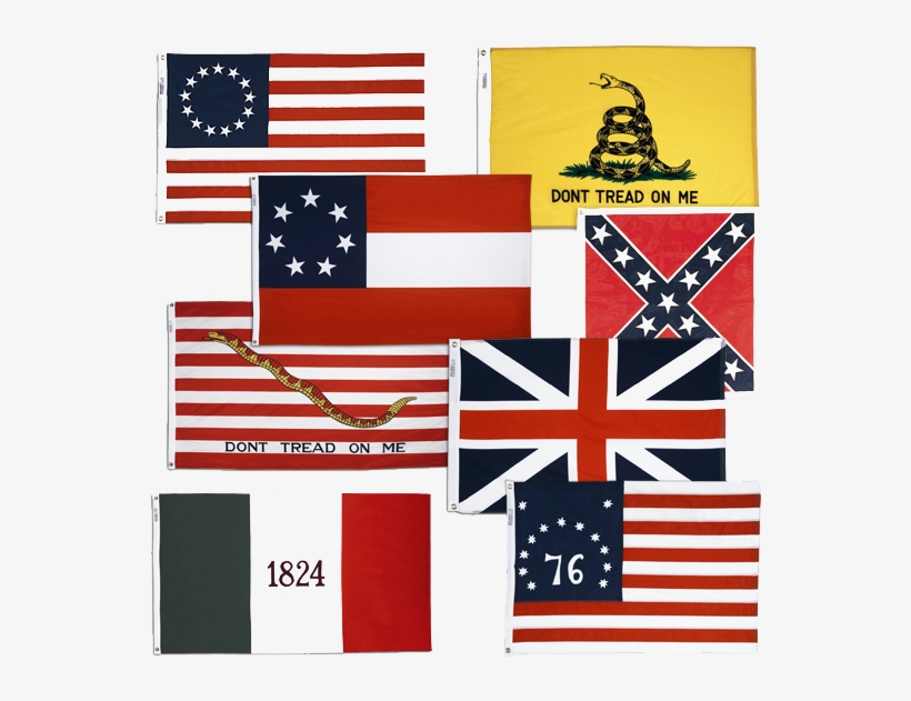 Us Historic - 12 In. X 18 In. Gadsden Flag Nylon, transparent png #1148845