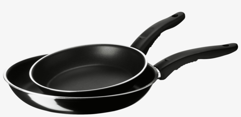 Free Png Frying Pan Png Images Transparent - Ikea Kavalkad Frying Pan Set Of 2, Black Teflon Classic, transparent png #1149092