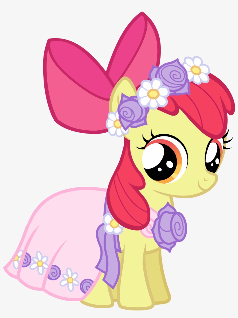 Castle Creator Apple Bloom In A Dress - Mlp Apple Bloom Dress, transparent png #1149445