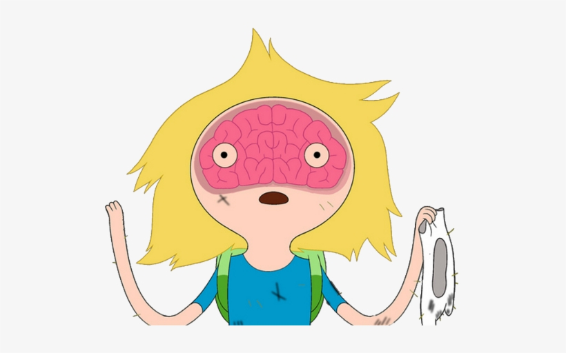 Finn With Brain Outline Special Model - Adventure Time Finn Brain, transparent png #1149508