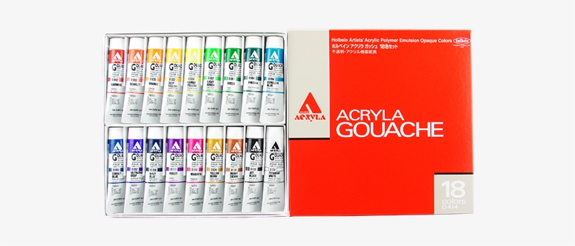 Holbein Acryla Gouache In 20ml Tube - Holbein Acrylic Gouache Colors, transparent png #1149578