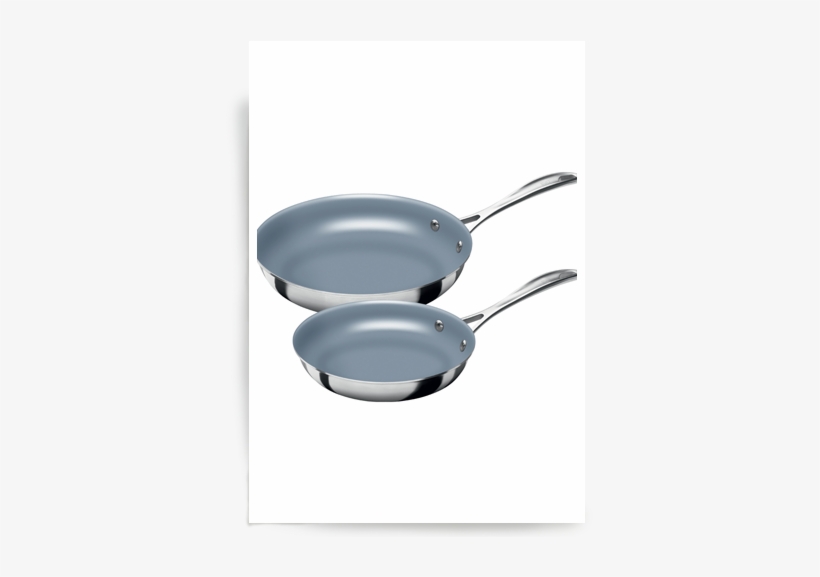 Stainless Steel Fry Pan - Zwilling Spirit 3-ply 2-pc Stainless Steel Ceramic, transparent png #1149647