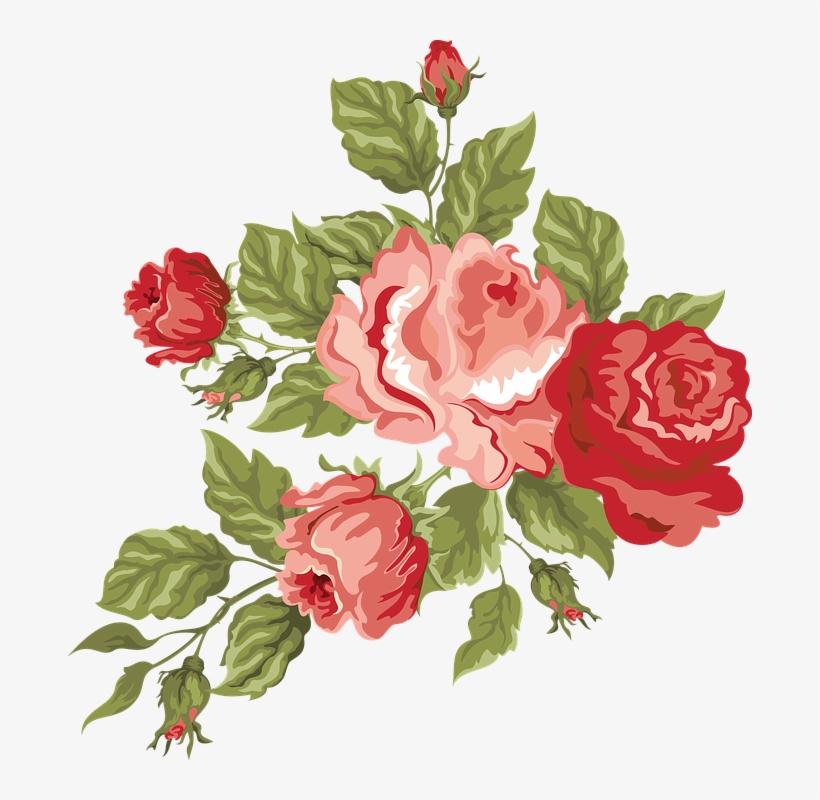 Red Flowers Png High-quality Image - Pink And Red Flower Png, transparent png #1149669
