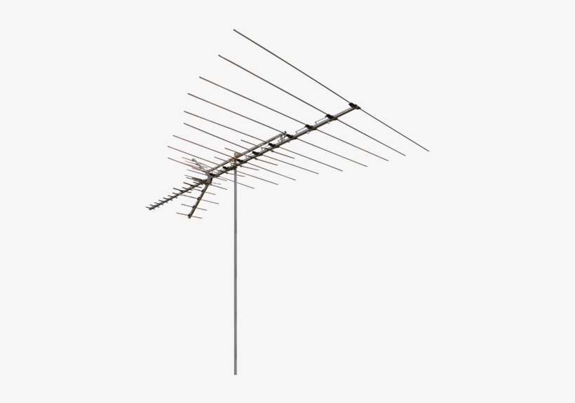 Outdoor Digital Tv And Fm Radio Antenna - Solid Signal Xtreme Signal Long Range Hd Vhf Uhf Fm, transparent png #1149735