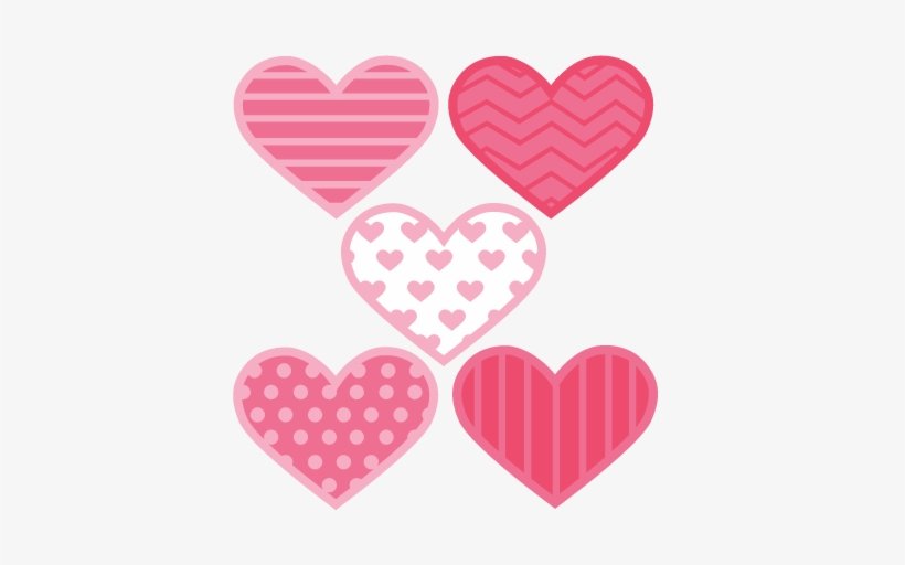 Assorted Hearts Svg Cut Files Flower Scal Files Free - Design For Scrapbook Flower, transparent png #1149936