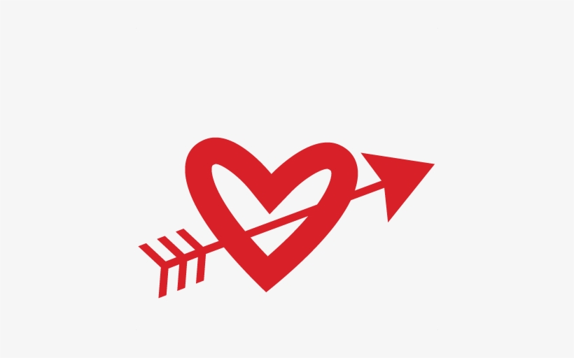 Image Transparent Library Heart Arrow At Getdrawings - Free Svg File Heart, transparent png #1150072