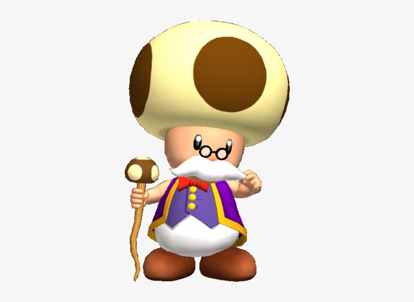 Who Has The Best Mustache In The Mario Universe - Super Mario Bros Toadsworth, transparent png #1150559