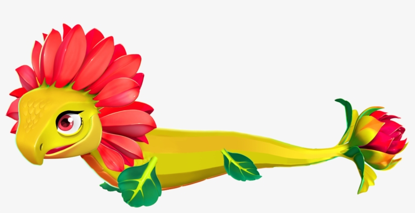 Redflower Dragon - Dragon De Flor Roja, transparent png #1150560