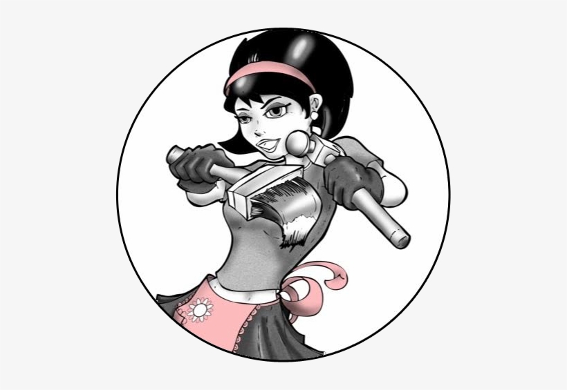 Pg Black Circle Avatar - Girl, transparent png #1150725