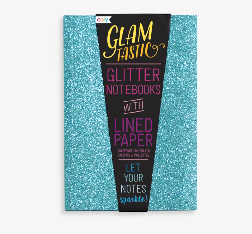 Glamtastic Glitter Notebooks - Glamtastic Glitter Notebook - Blue, transparent png #1150758