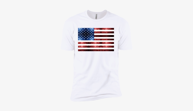Usa Flag Red Blue Sparkles T-shirt Hoodie Long Sleeve - Society6 Usa Flag Red Blue Sparkles Glitters Hand Towel, transparent png #1150862
